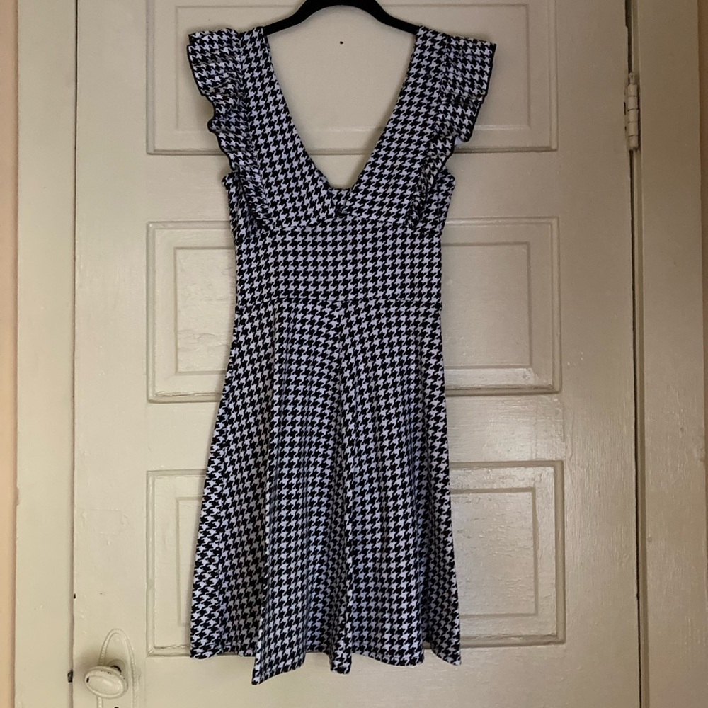 ModCloth RockSteady Houndstooth Dress